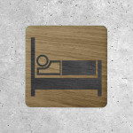 Wooden Dorm Room Sign - Bedroom Signage