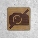 No Photography Wooden Sign - Photo-Free Zone