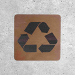 Recycled Wood Sign - Sorting Indicator
