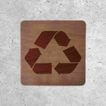 Recycled Wood Sign - Sorting Indicator