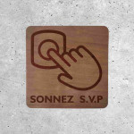 Wooden Signage - Please Ring