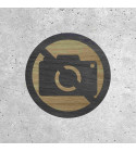 Signalétique Bois - Interdiction de Photographier