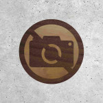 Signalétique Bois - Interdiction de Photographier