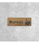 Signalétique Bois Bureau - Design Élégant