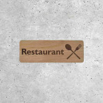 Wooden Restaurant Sign - Dining Signage