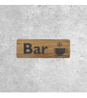 Wooden Bar Sign - Coffee Cup Signage