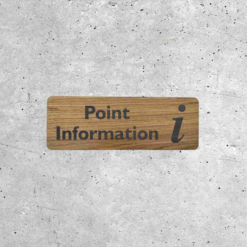 Wooden Information Board | Eco-friendly | Handmade | Made in France