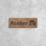 Panneau Atelier Mécanique en Bois