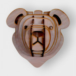 Wooden bear 33cm