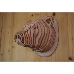 Tête d’ ours en bois 30cm
