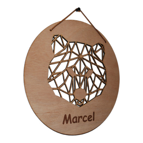 Suspension chambre d&#039; enfant ours 25 cm