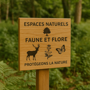 Wooden Information Panels for Natural Parks: Combining Education and Ecology