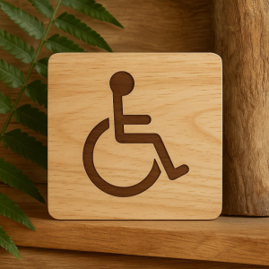 Wooden PRM Signage: Accessibility & Design