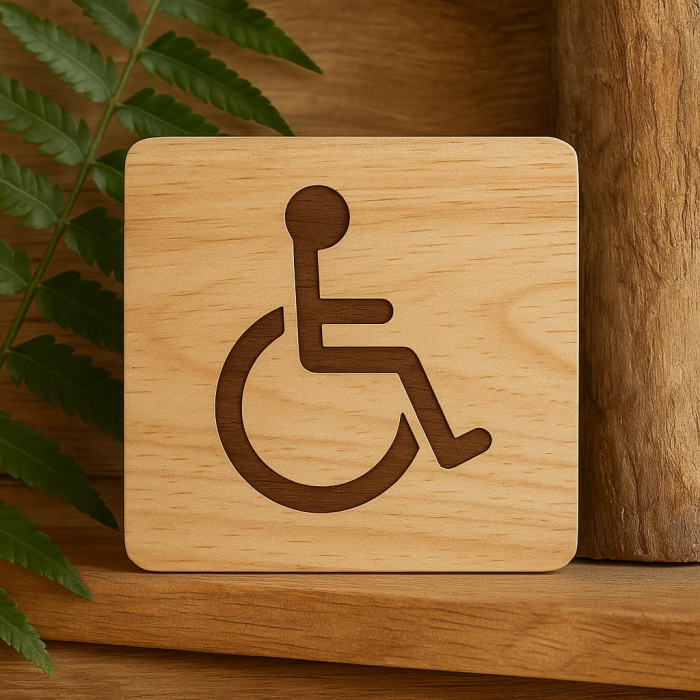 Wooden PRM Signage: Accessibility & Design